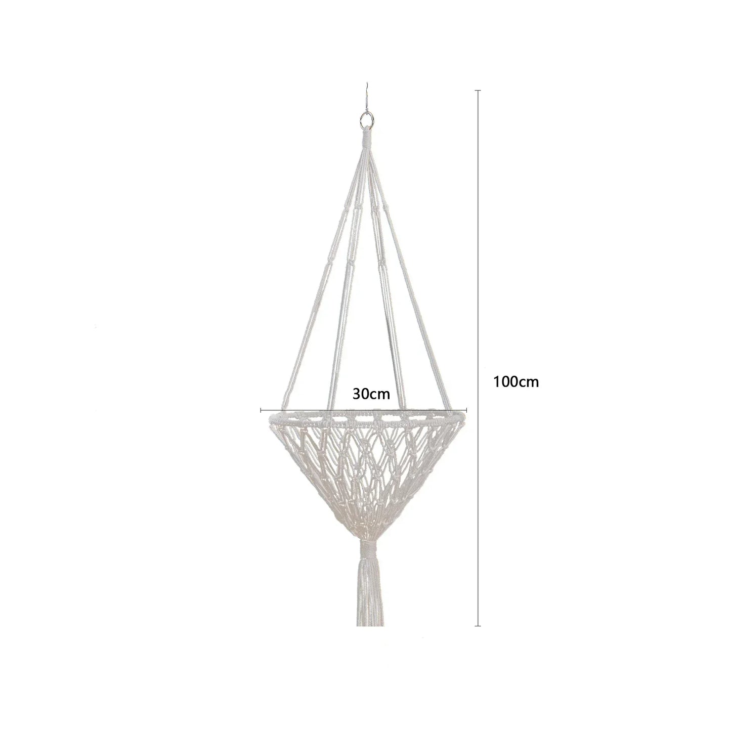 Hamac pour chat Panier suspendu Balançoire tissé à la main Corde de coton