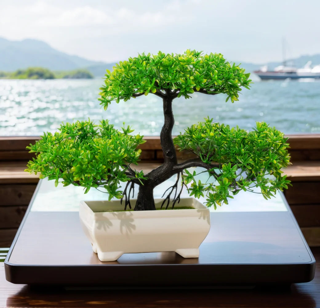 Plantes artificielles Bonsai Petit arbre Simulation Plantes en pot