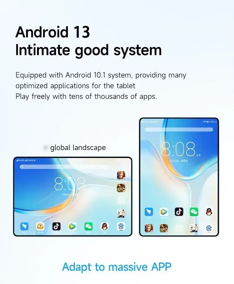 Pad 8 Pro Tablette Android 13.0
