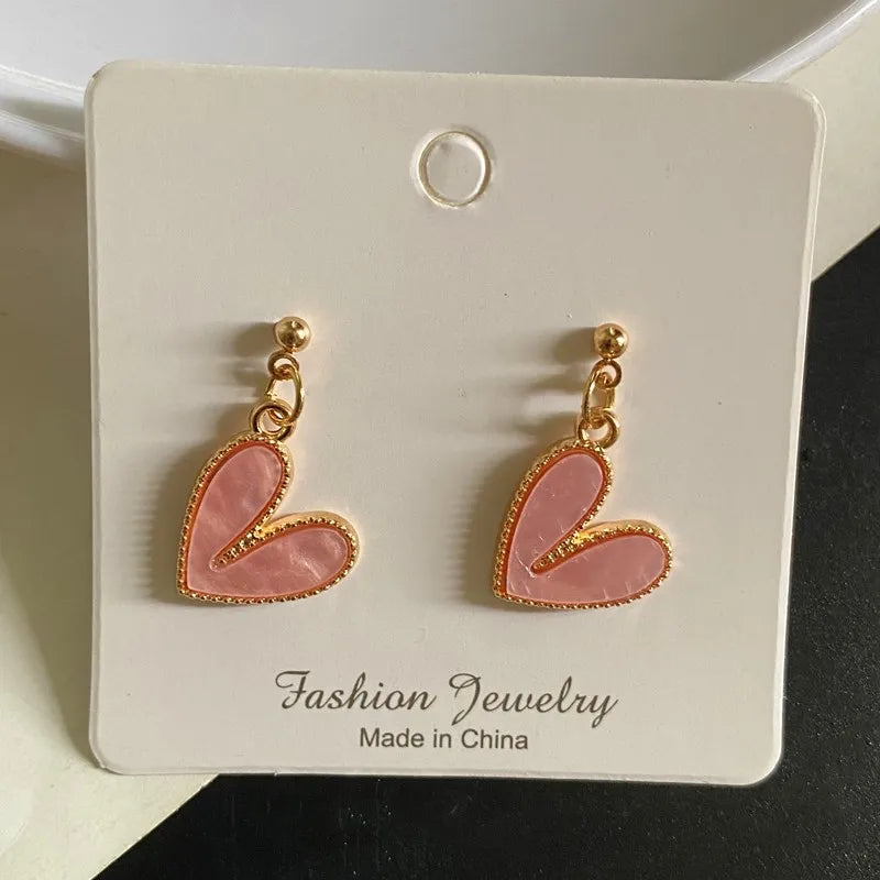 Bijoux Collier pendentif Cœur Rose