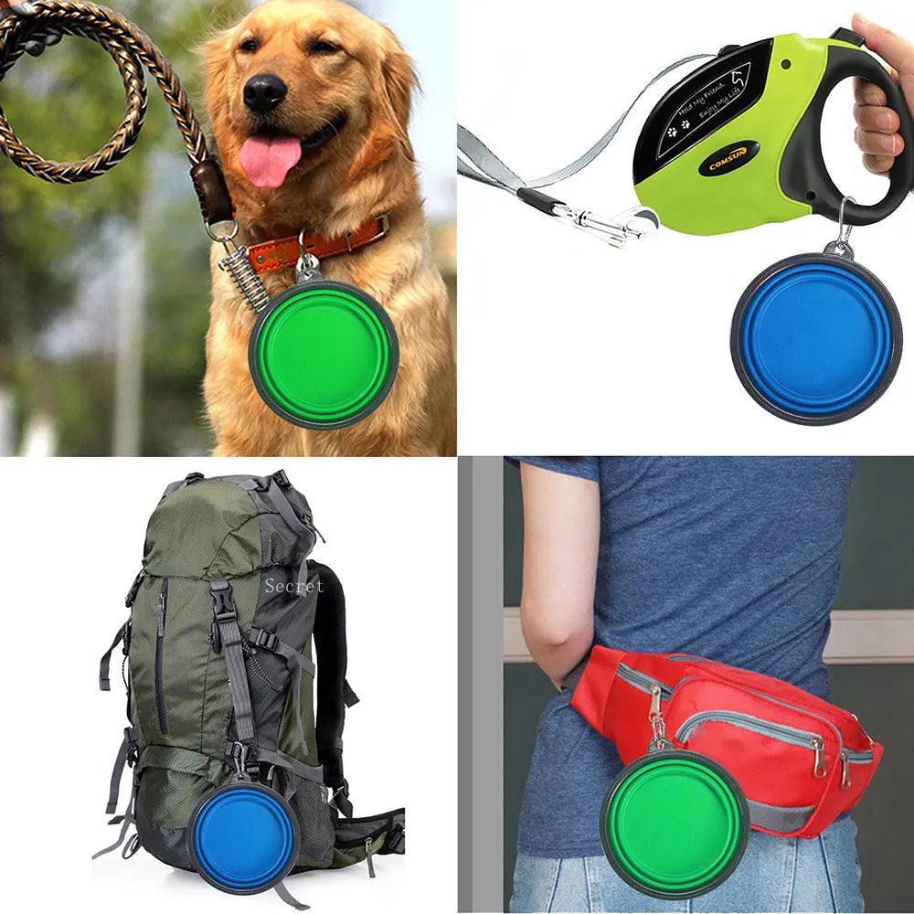 Gamelle Pliable pour animaux de compagnie Silicone
