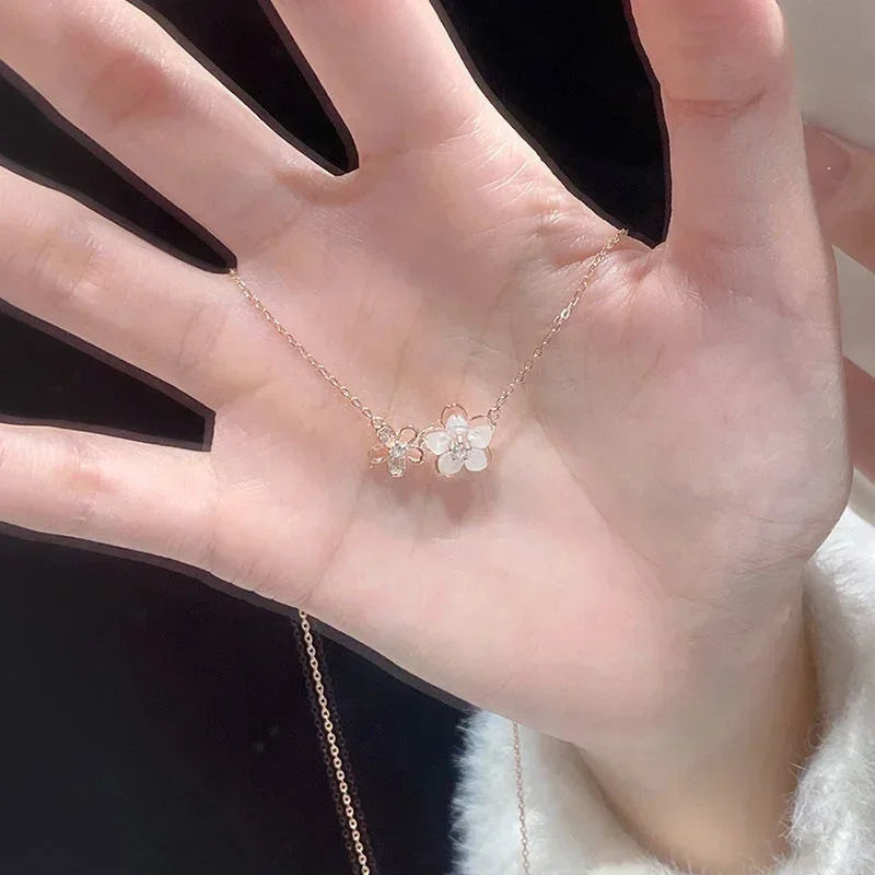 Bijoux Collier pendentif Fleurs