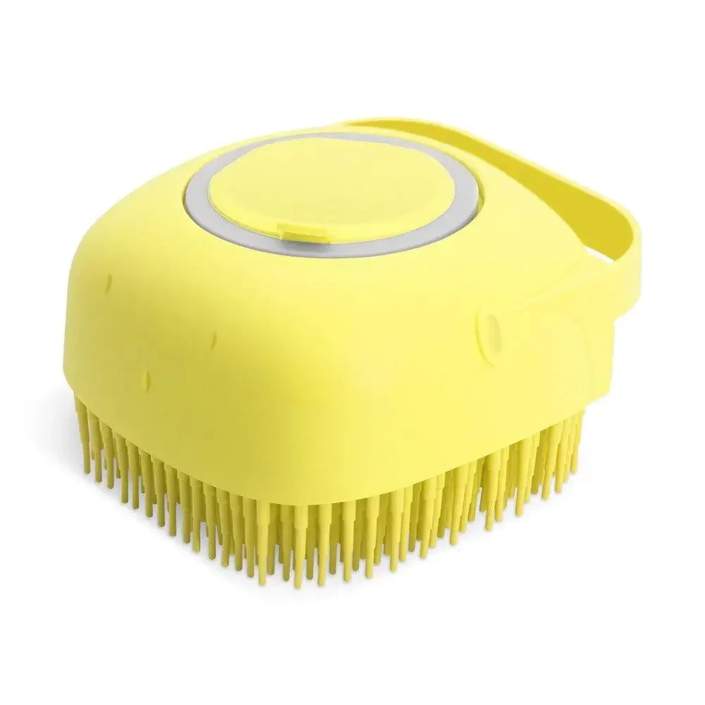 Brosse shampooing pour chien de compagnie  80ml toilettage silicone souple