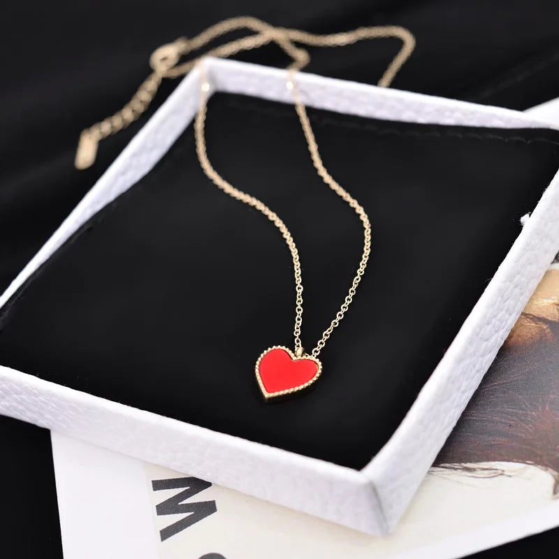 Colliers de pendentifs Cœur ❤️🖤
