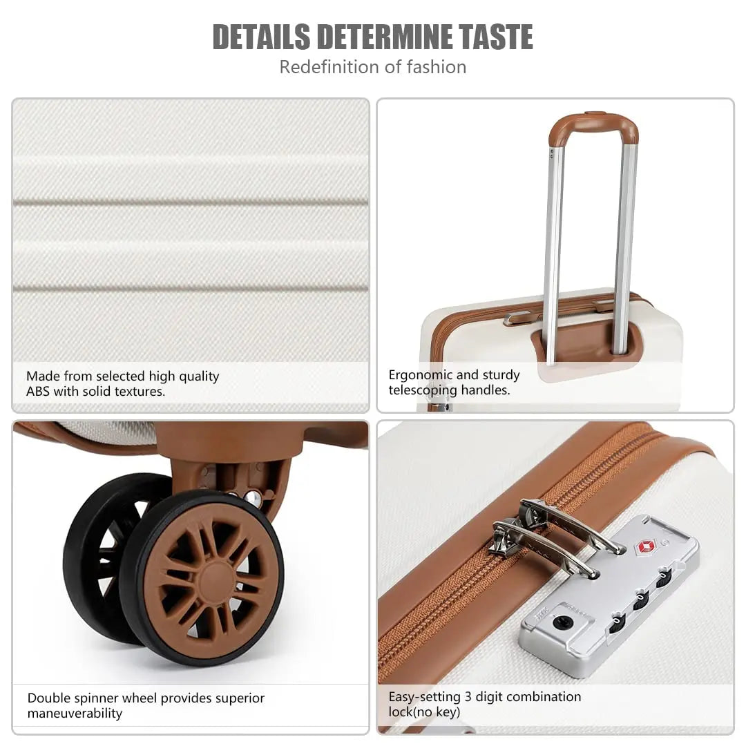 Ensemble de Valise rigide | 4 pièces, léger et solide