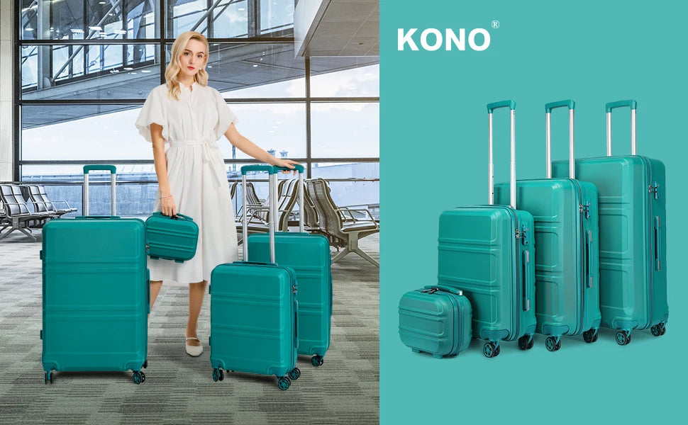 Ensemble de Valise rigide | 4 pièces, léger et solide