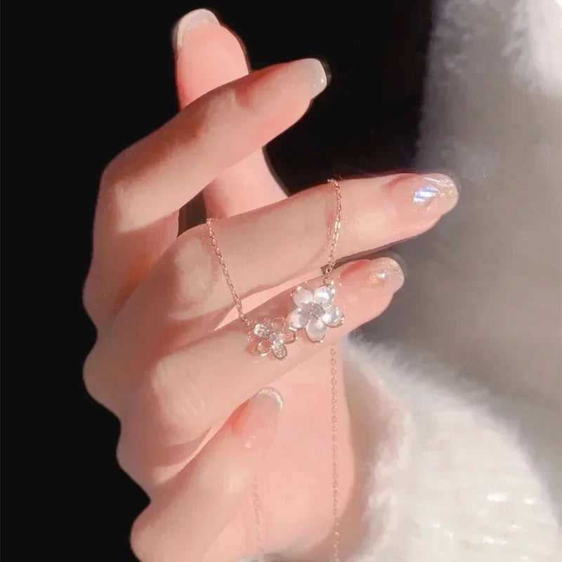 Bijoux Collier pendentif Fleurs