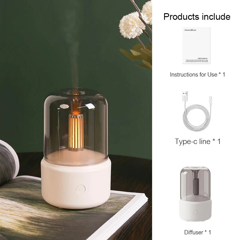 Mini diffuseur d’arôme portable Humidificateur d’air USB Huile essentielle
