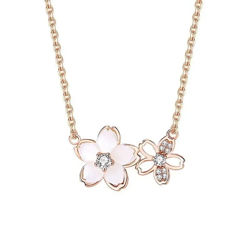 Bijoux Collier pendentif Fleurs
