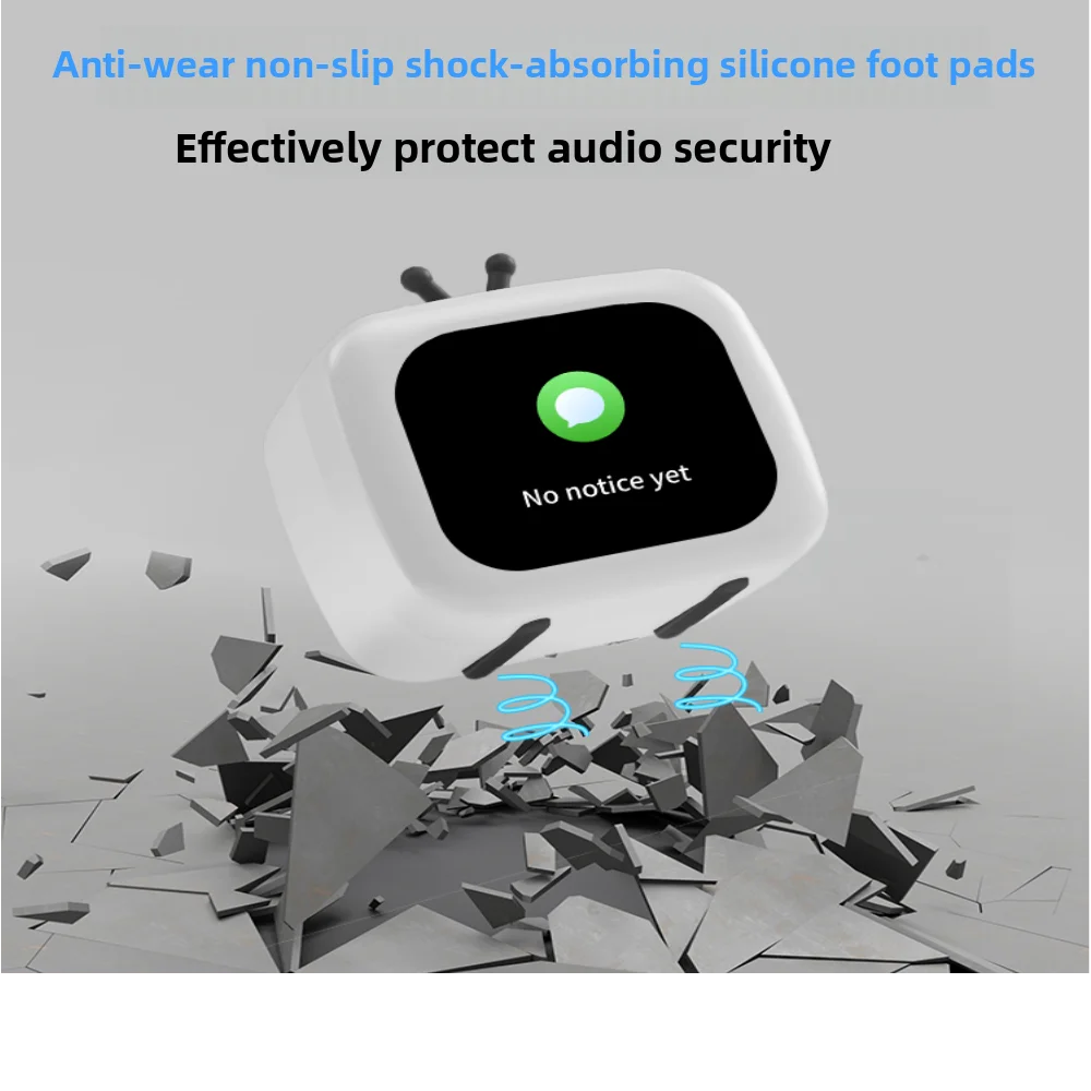 Mini haut-parleur Bluetooth multifonctionnel portable, musique, album photo, réveil, appel, minuterie/calculatrice, etc.