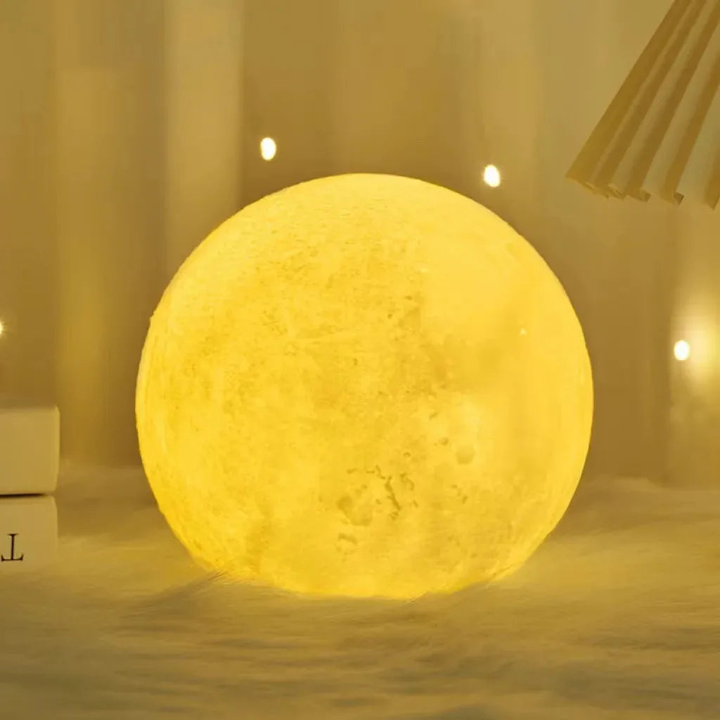 Veilleuse LED Lune Lumière Chaude/Froide