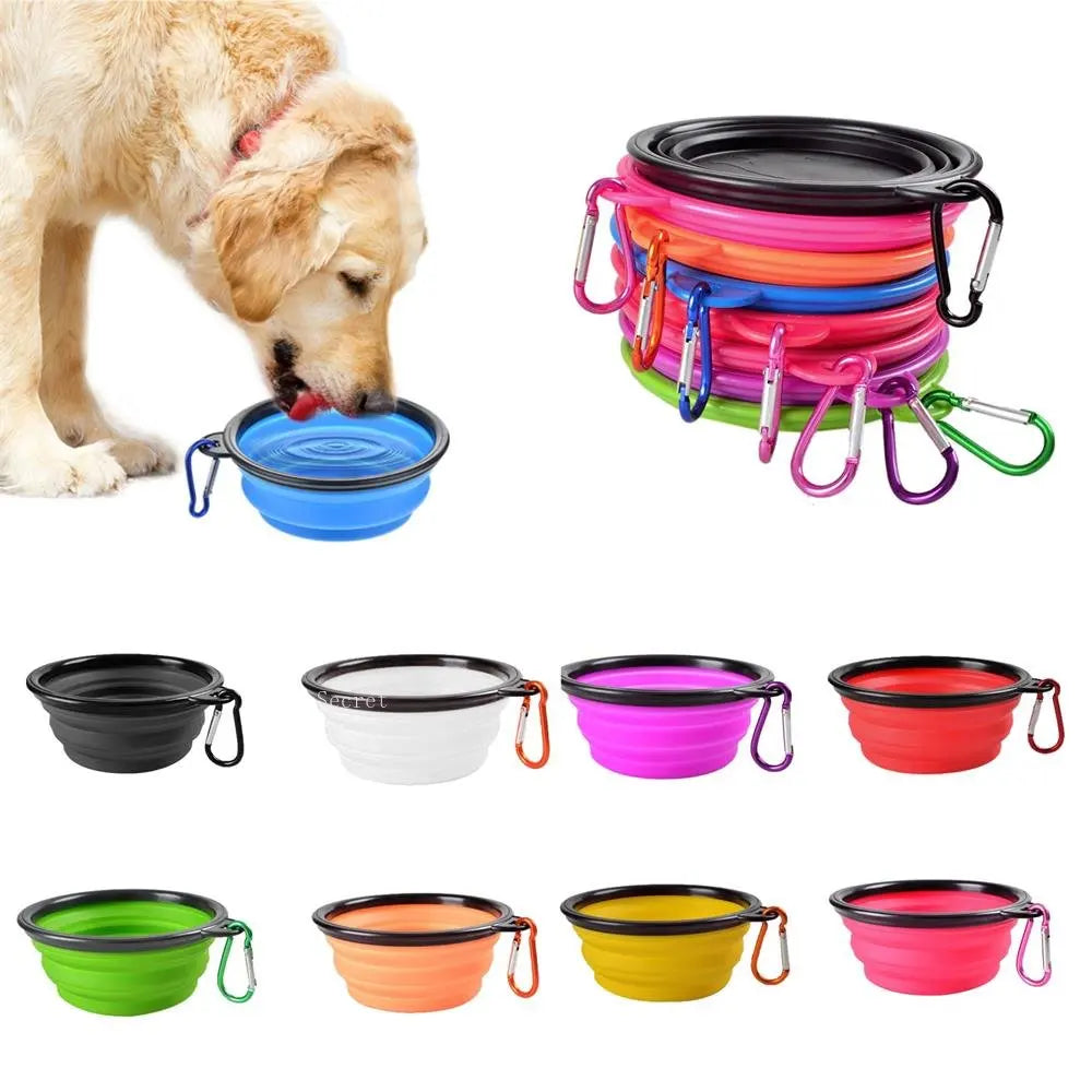 Gamelle Pliable pour animaux de compagnie Silicone