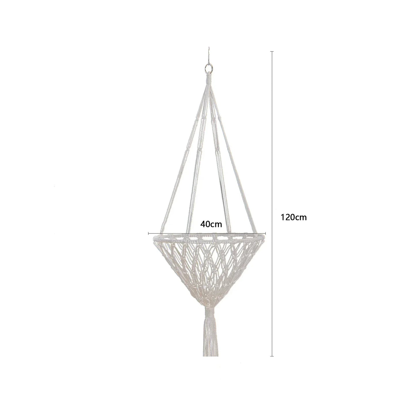 Hamac pour chat Panier suspendu Balançoire tissé à la main Corde de coton