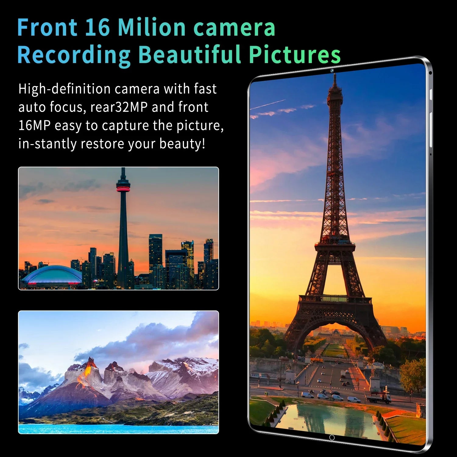 2025 Tablet 5G 11.6 inch Android 13.0 Dual Cameras Dual Sim Wifi Type-c