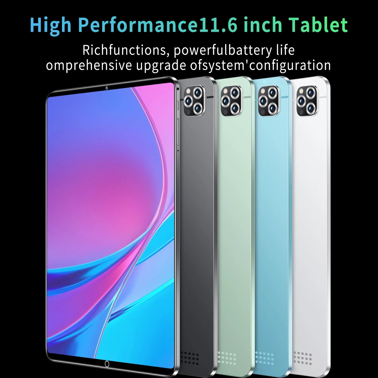 2025 Tablet 5G 11.6 inch Android 13.0 Dual Cameras Dual Sim Wifi Type-c