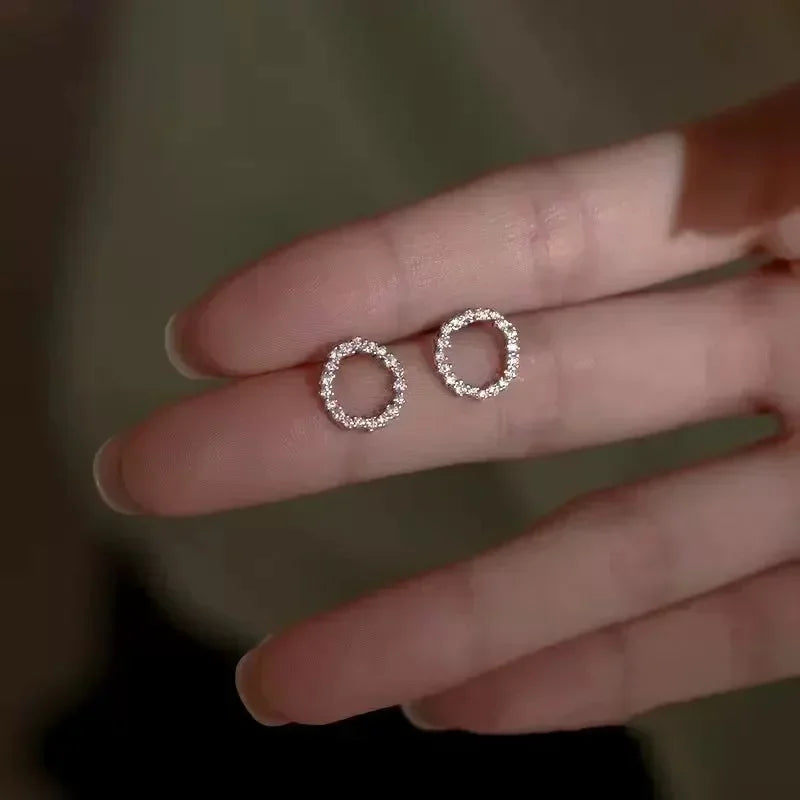 Bijoux élégants Collier pendentif Cercle en cristal