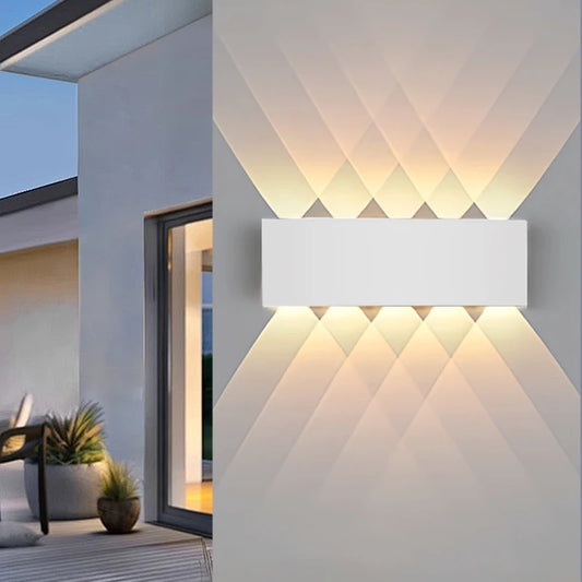 Applique murale LED étanche intérieur/extérieure Jardin Porche Cour Salle de bain