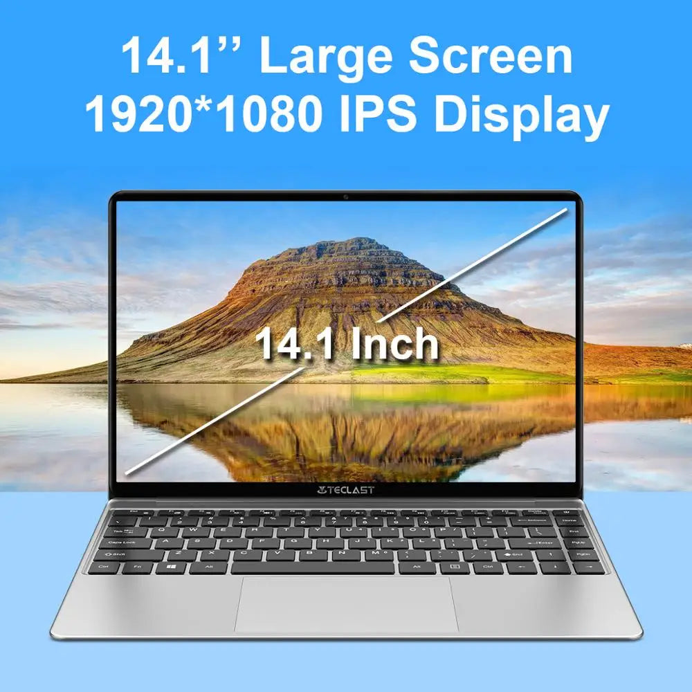 TECLAST F7S ordinateur portable 14,1 pouces écran IP Notebook 8GB RAM 128GB Windows