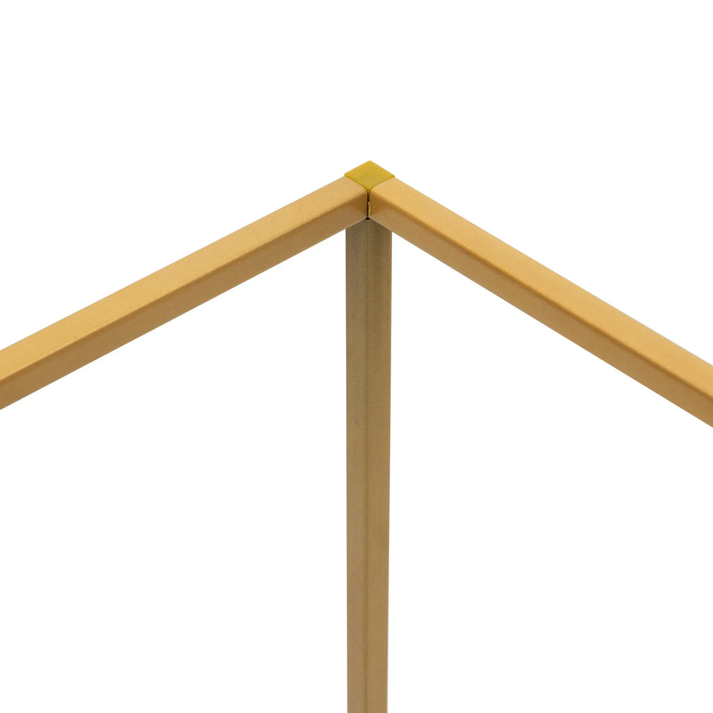 10Pcs Colonnes en Métal Doré | 80 cm Présentoir bouquet Décoration Mariage Fête Anniversaire Évenements