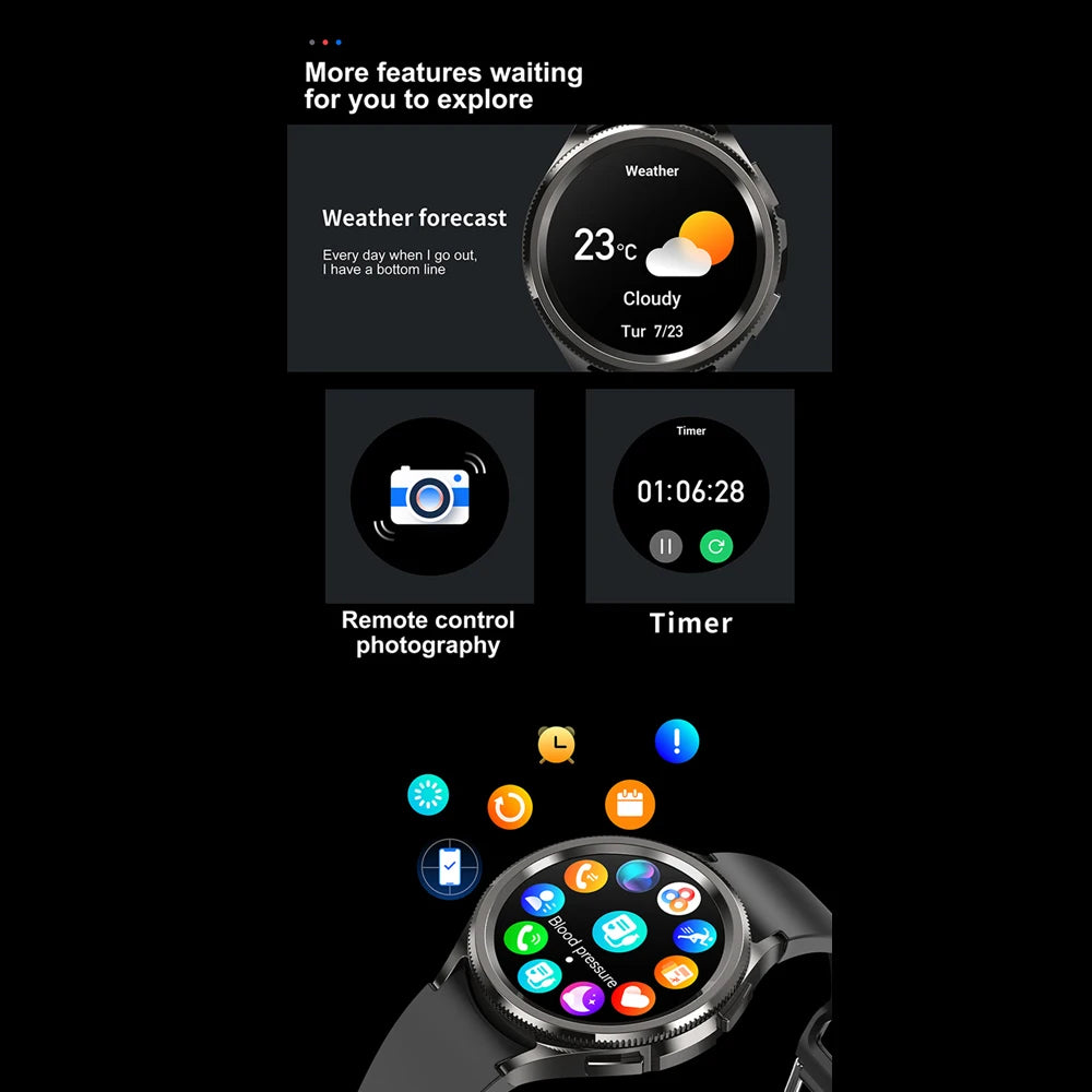 Smart Watch Homme Sport Fitness Santé