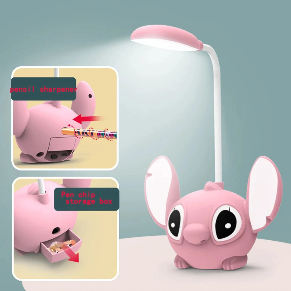 Veilleuse Lumineuse Dessin Animé Lilo&Stitch Décoration Table LED