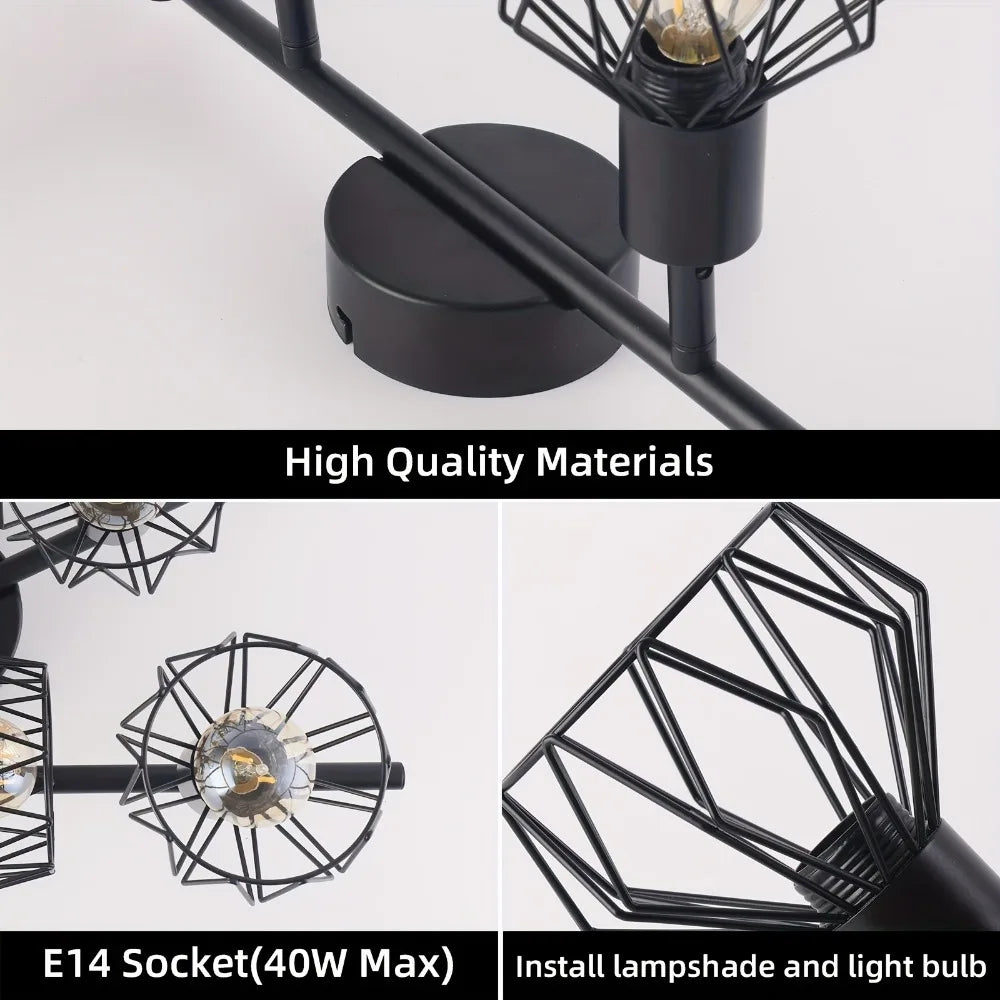 Plafonnier LED en aluminium à angle réglable, éclairage moderne ultra fin pour salon salle à manger couloir bureau intérieur