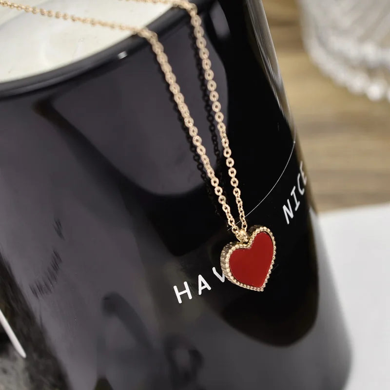 Colliers de pendentifs Cœur ❤️🖤