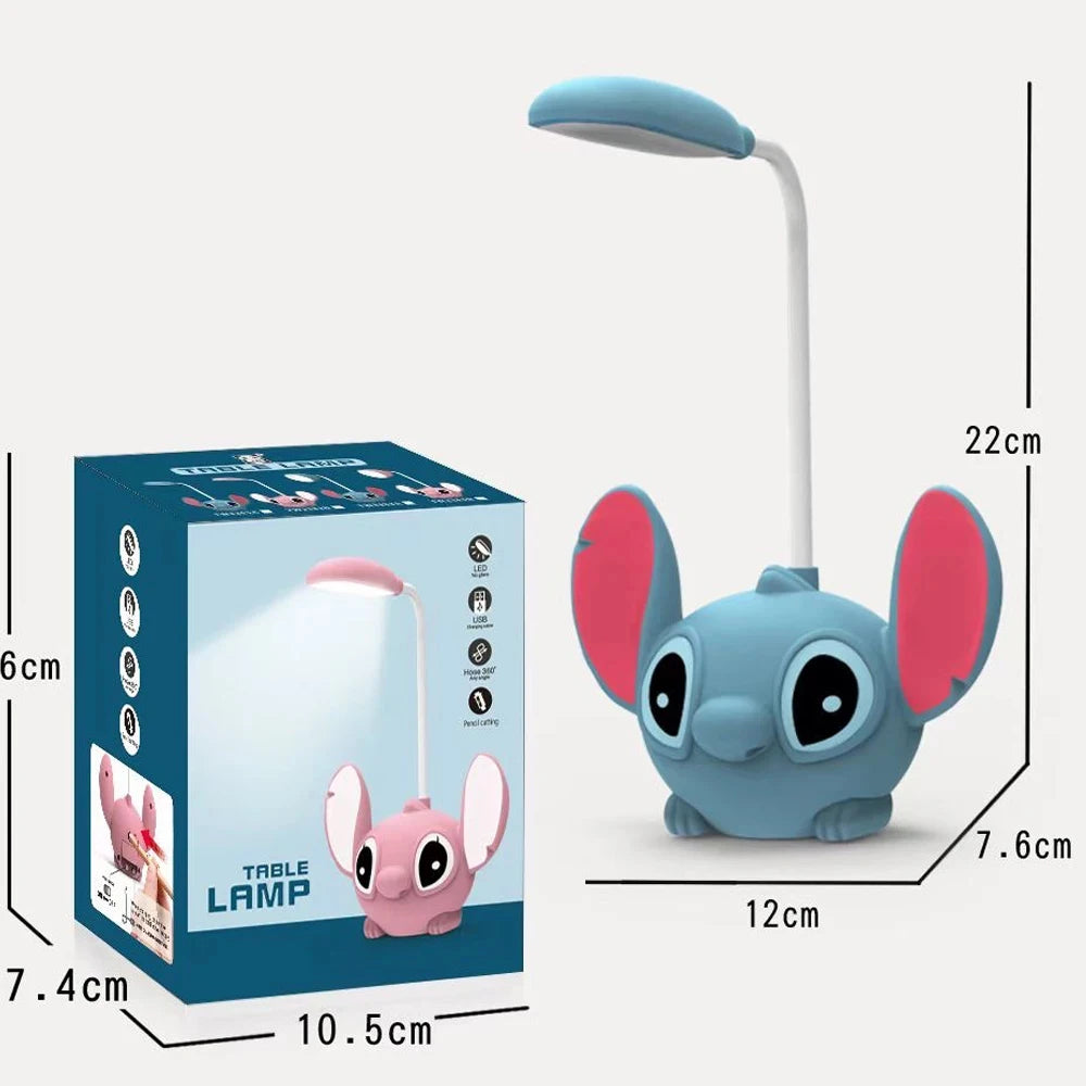 Veilleuse Lumineuse Dessin Animé Lilo&Stitch Décoration Table LED