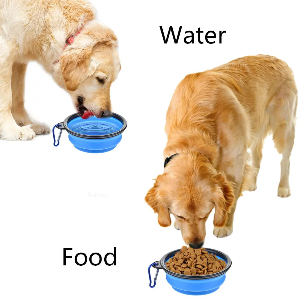 Gamelle Pliable pour animaux de compagnie Silicone