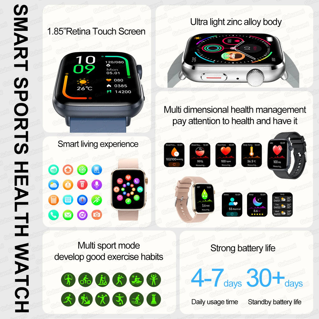 Smart Watch Fitness Santé