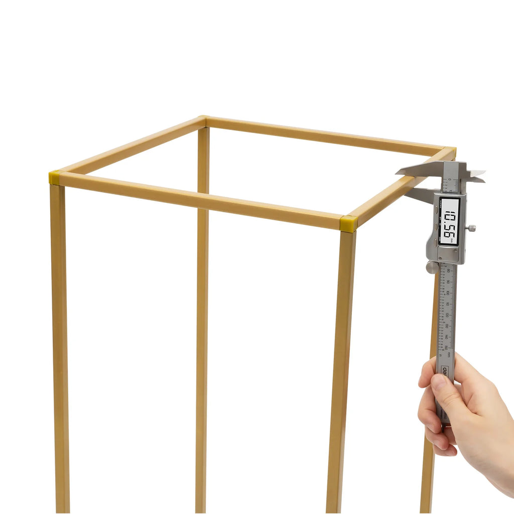 10Pcs Colonnes en Métal Doré | 80 cm Présentoir bouquet Décoration Mariage Fête Anniversaire Évenements