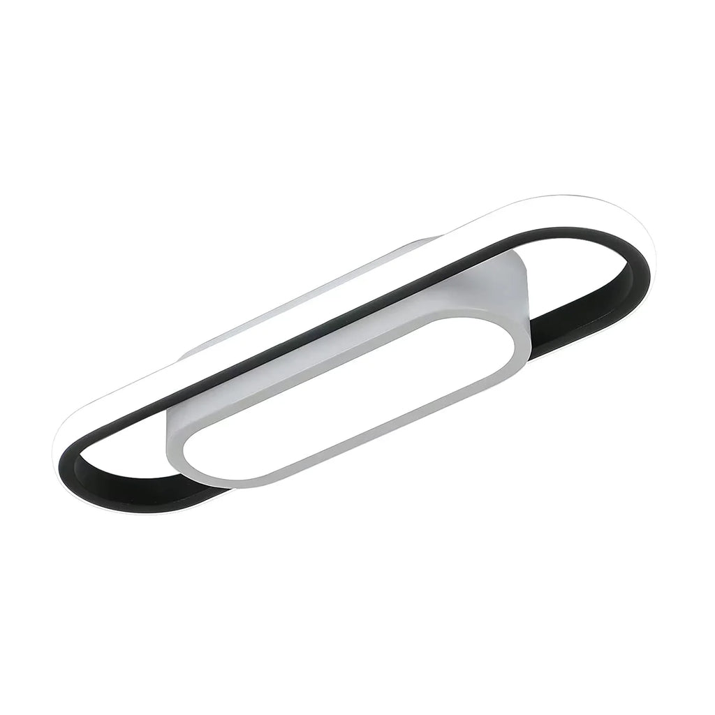 Plafonnier LED Ovale 24W,6500K chambre à coucher, cuisine, salon