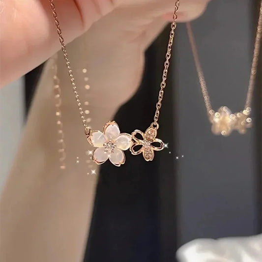 Bijoux Collier pendentif Fleurs