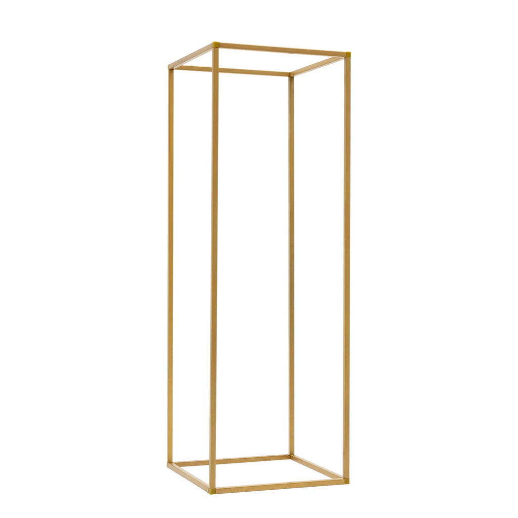 10Pcs Colonnes en Métal Doré | 80 cm Présentoir bouquet Décoration Mariage Fête Anniversaire Évenements