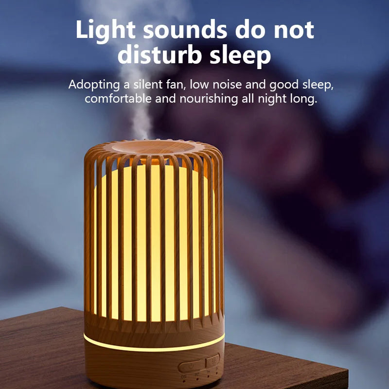 150ml Diffuseur d’arômes à ultrasons Humidificateur d’air USB 7 couleurs Veilleuse